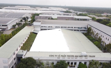 Sơn chống nóng nhà máy may Việt Thành - Bến Tre