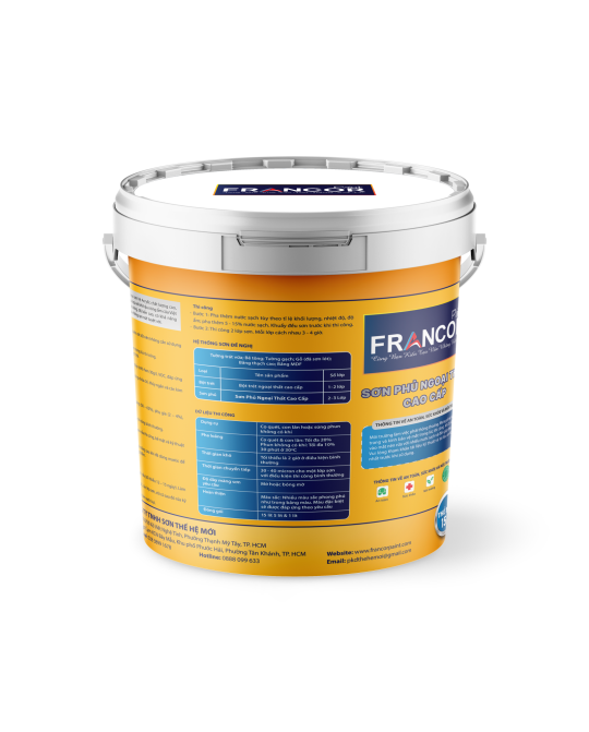 Francor High Shield - Sơn phủ ngoại thất cao cấp bóng