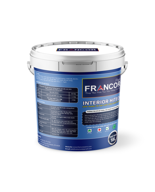 Francor SilkMatt - Sơn phủ nội thất cao cấp mờ